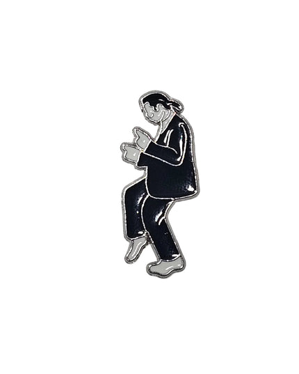 Music themed pin badges Dancing