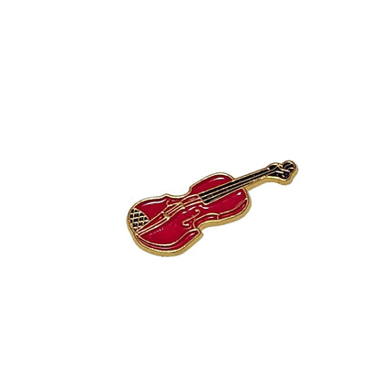 Music themed pin badges Violin