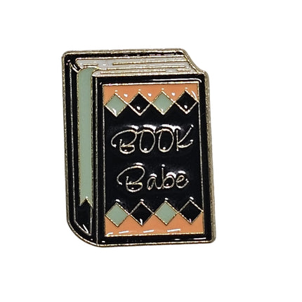 Book themed Pin Badges - various designs Book Babe