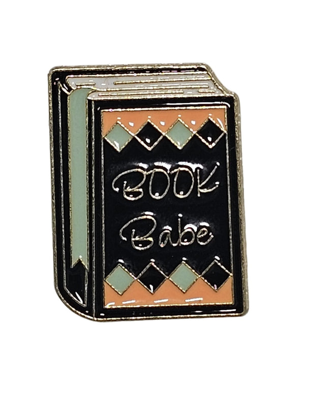 Book themed Pin Badges - various designs Book Babe
