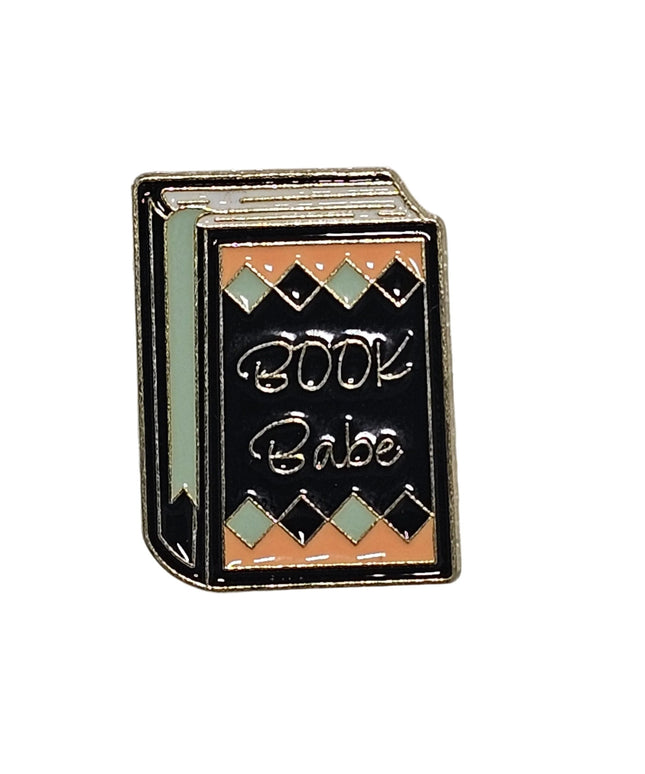 Book themed Pin Badges - various designs Book Babe