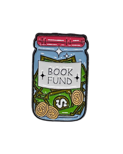 Book themed Pin Badges - various designs Book Fund