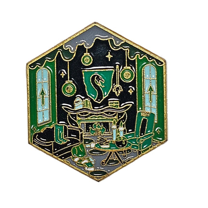 TV and film inspired pin badges Green House