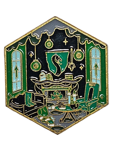 TV and film inspired pin badges Green House