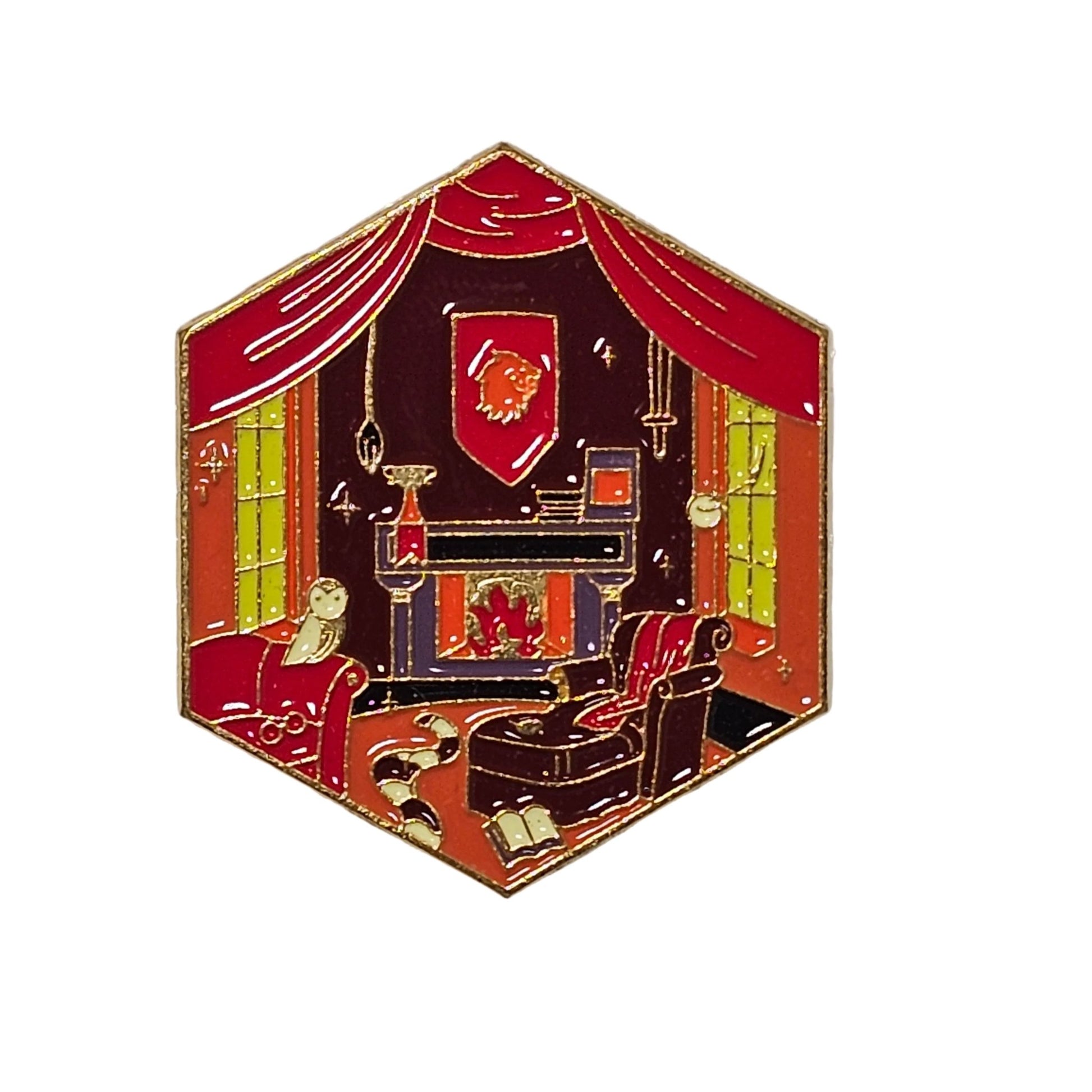 TV and film inspired pin badges - The Red Squirrel