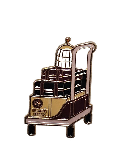 TV and film inspired pin badges Trolley