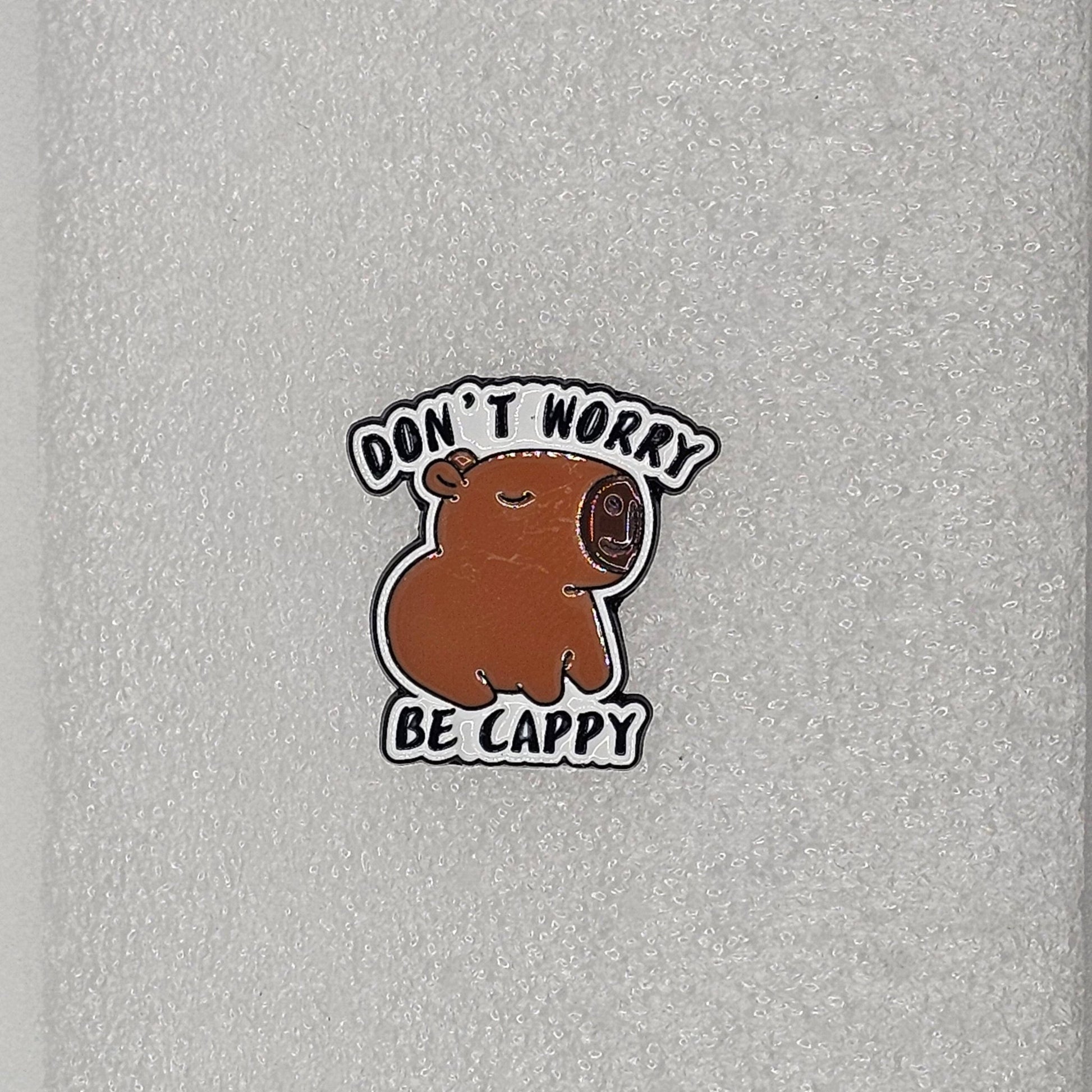 Capybara Pin Badges - various designs - The Red Squirrel
