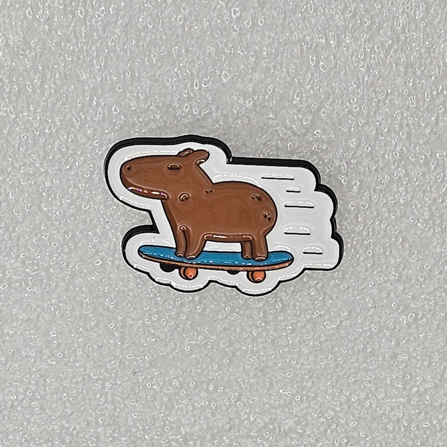Capybara Pin Badges - various designs - The Red Squirrel
