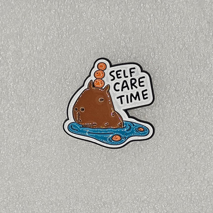 Capybara Pin Badges - various designs Self Care