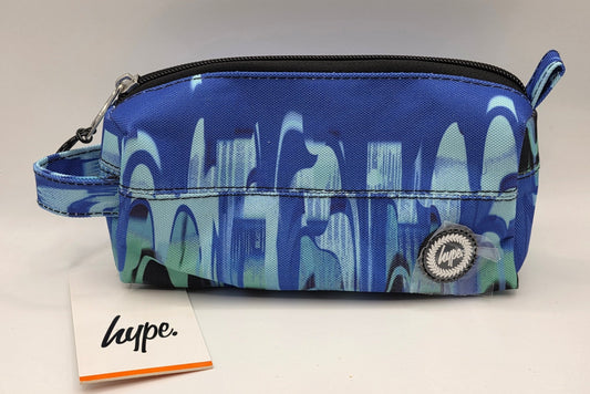 Hype Pencil Case - Blue Paint Flow - The Red Squirrel