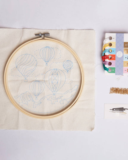 Sew & So On Embroidery Sewing Craft Kit - Balloon Festival