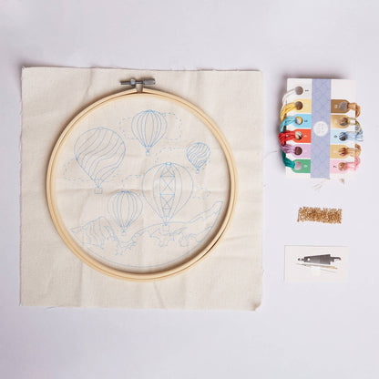 Sew & So On Embroidery Sewing Craft Kit - Balloon Festival - The Red Squirrel