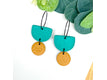 Dangle - Yellow / Hoop - Black