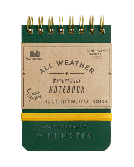 Gentlemen's Hardware Pocket Waterproof Notebook