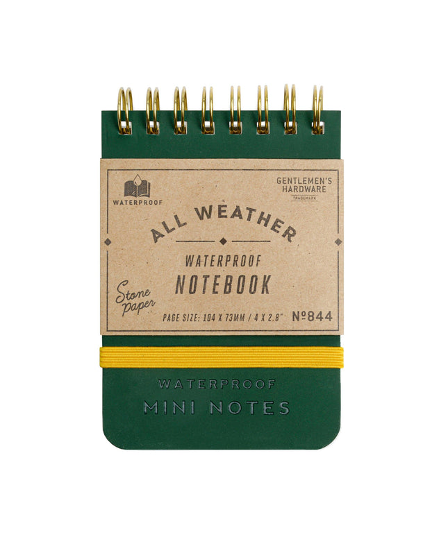 Gentlemen's Hardware Pocket Waterproof Notebook