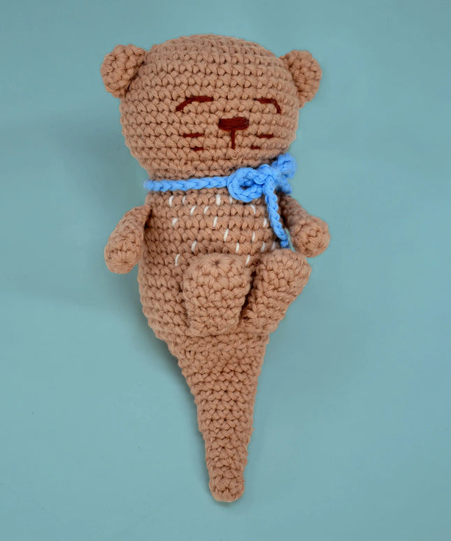 Knitty Critters - Pouch Pals - Ozzy Otter