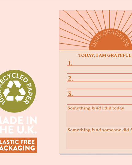 Daily Gratitude Pad | Sun Ray | A6