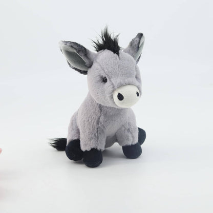 Donkey Plush Soft Mini Toy - 11cm - The Red Squirrel