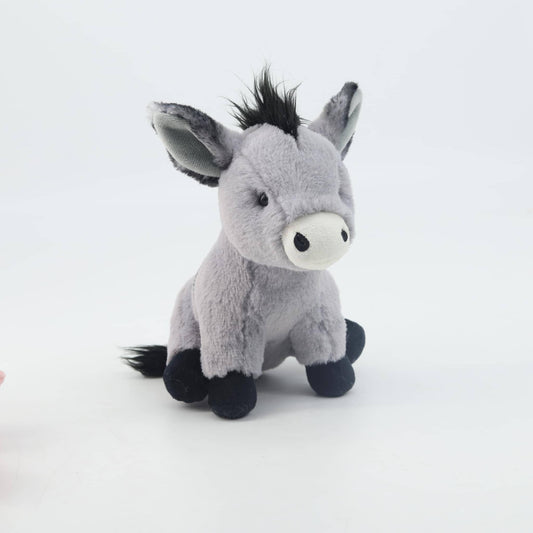Donkey Plush Soft Mini Toy - 11cm - The Red Squirrel