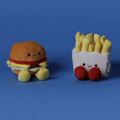 Burger and fries plushie from Hallmark.