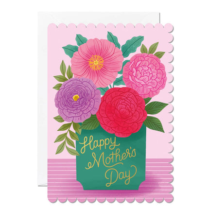 Mother’s Day Card – Floral Vase Design
