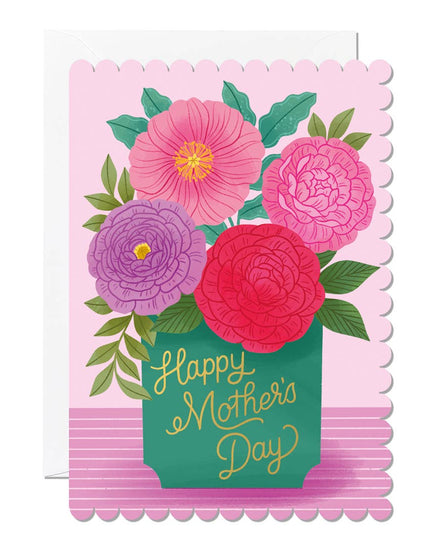 Mother’s Day Card – Floral Vase Design