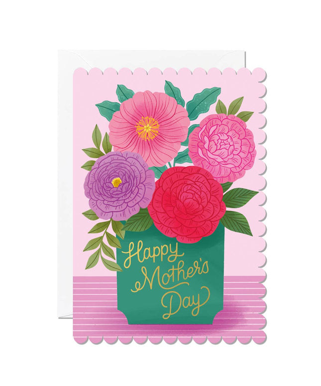 Mother’s Day Card – Floral Vase Design