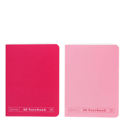 A6 notebooks set of 2 - Different shades of Pink