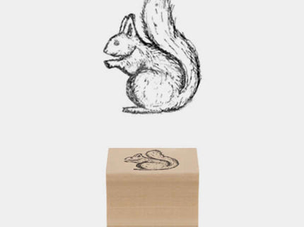 East of India wooden Ink Stamps in various Squirrel