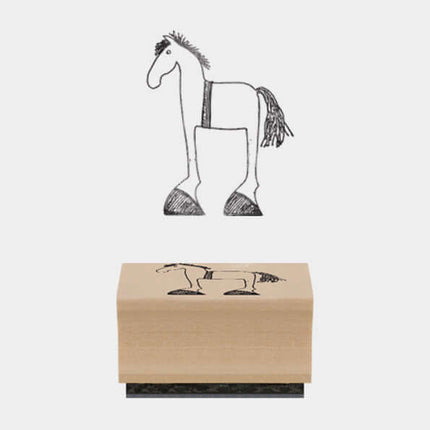East of India wooden Ink Stamps in various Horse