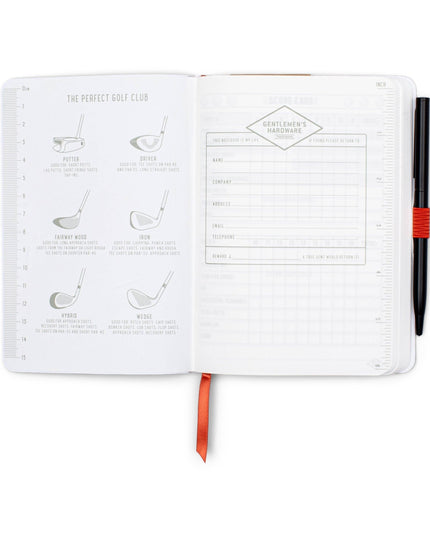 Golfers Waterproof Notebook: Keep Your Game Notes Dry!