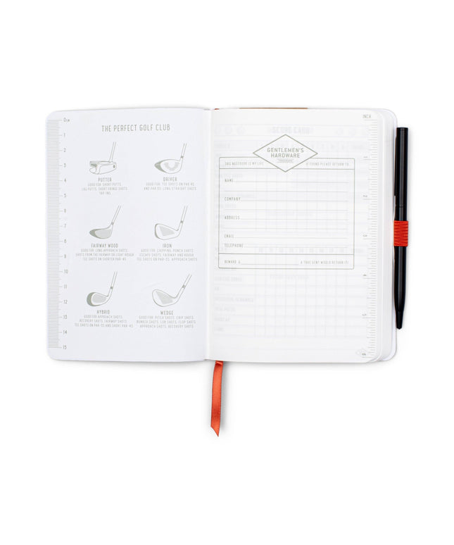 Golfers Waterproof Notebook: Keep Your Game Notes Dry!