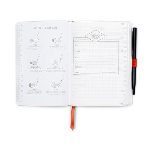 Waterproof Golfers Notebook - The Red Squirrel