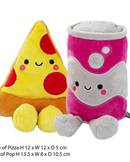 Better Together Pizza And Pop Magnetic Plush Pair