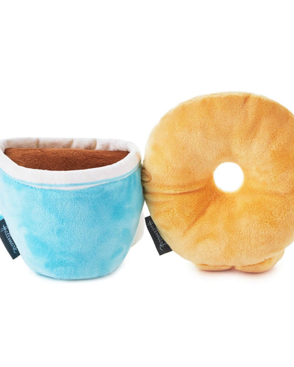 Better Together Doughnut & Coffee Magnetic Soft Toy Pair