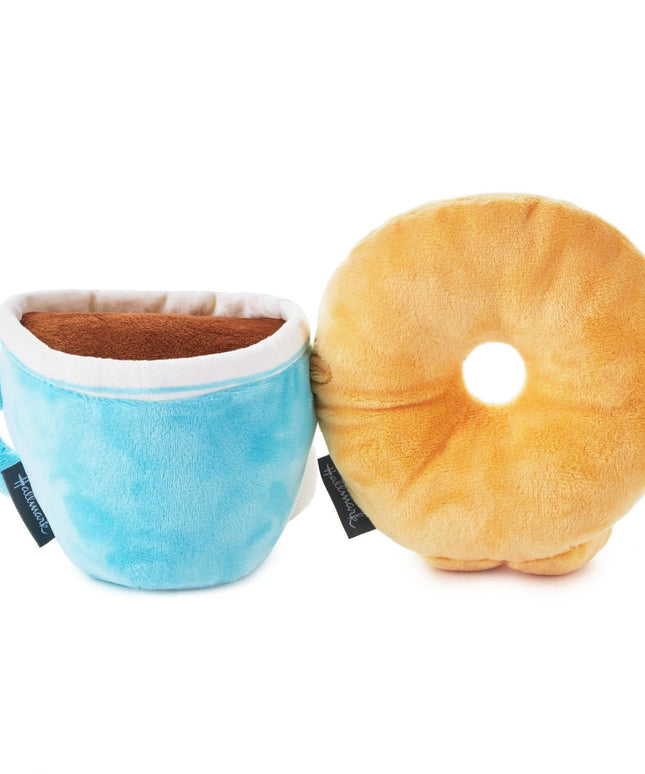 Better Together Doughnut & Coffee Magnetic Soft Toy Pair