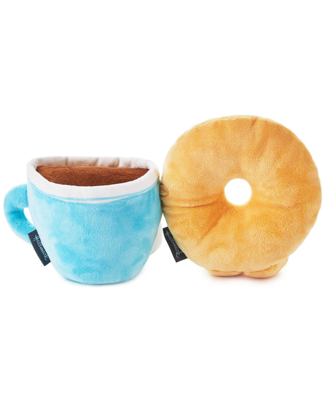 Better Together Doughnut & Coffee Magnetic Soft Toy Pair