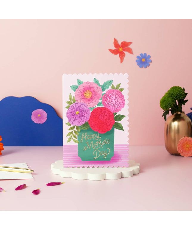 Mother’s Day Card – Floral Vase Design