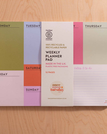 A4 Weekly Planner Pad | Block My Life