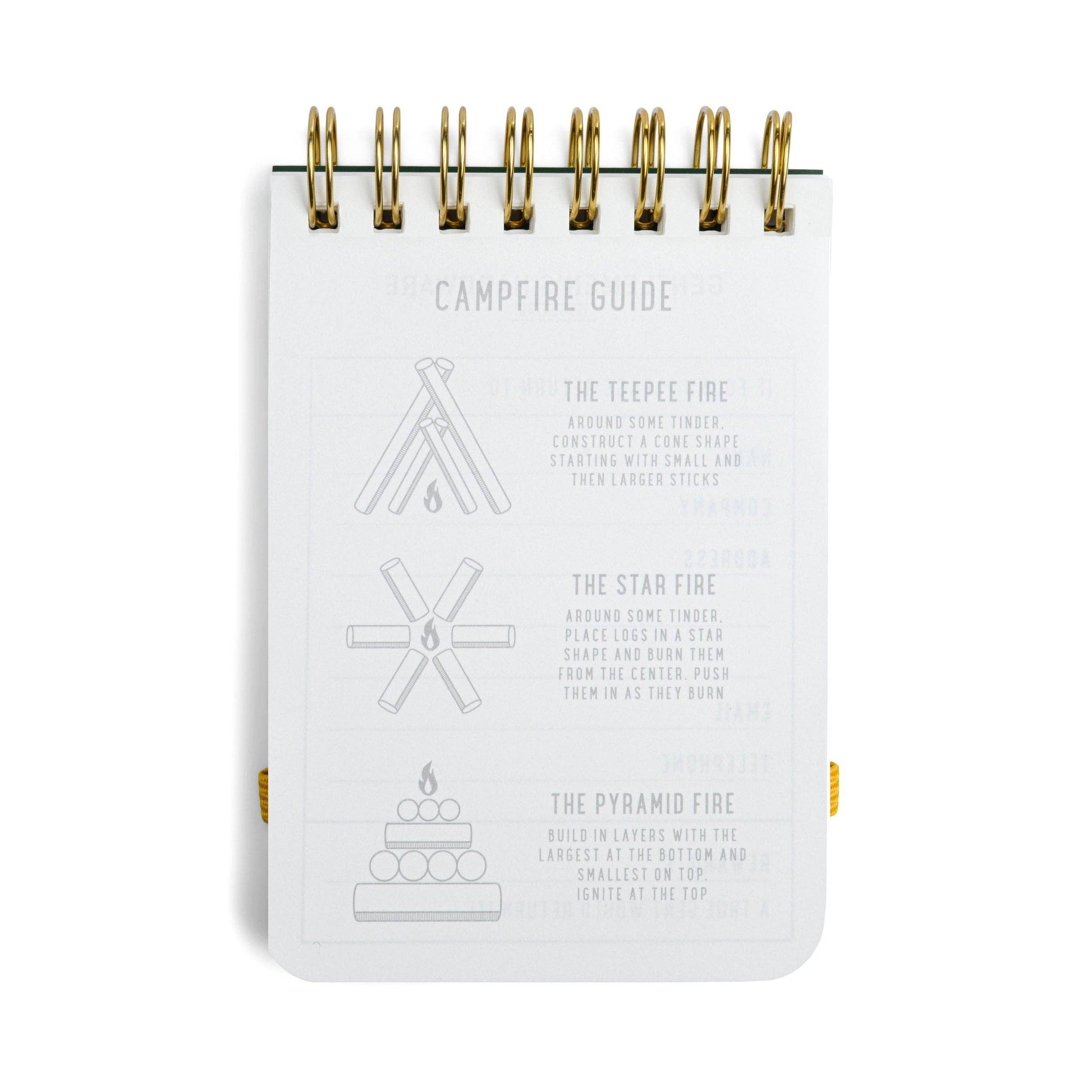 Gentlemen's Hardware Pocket Waterproof Notebook - The Red Squirrel