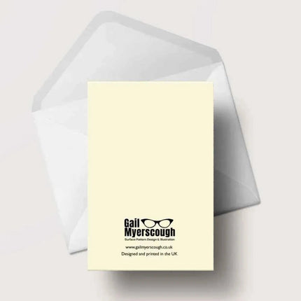 Record Players with Records Greetings Card