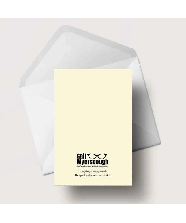 Record Players with Records Greetings Card