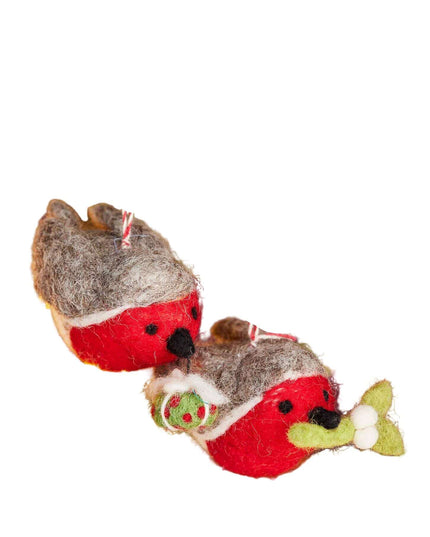Felt Carry Robin Decoration