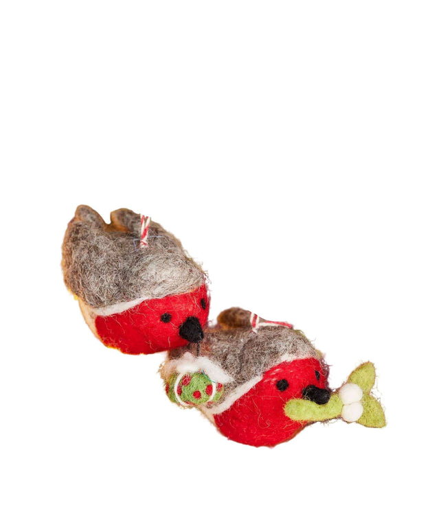 Felt Carry Robin Decoration