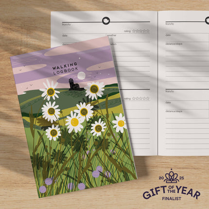 Walking logbook lighthouse - journal outdoor notebook
