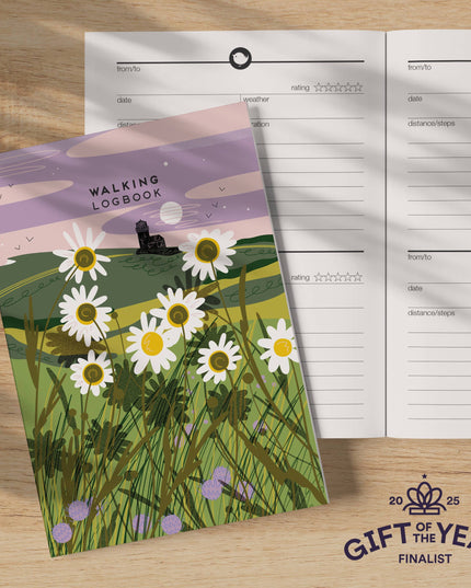 Walking logbook lighthouse - journal outdoor notebook