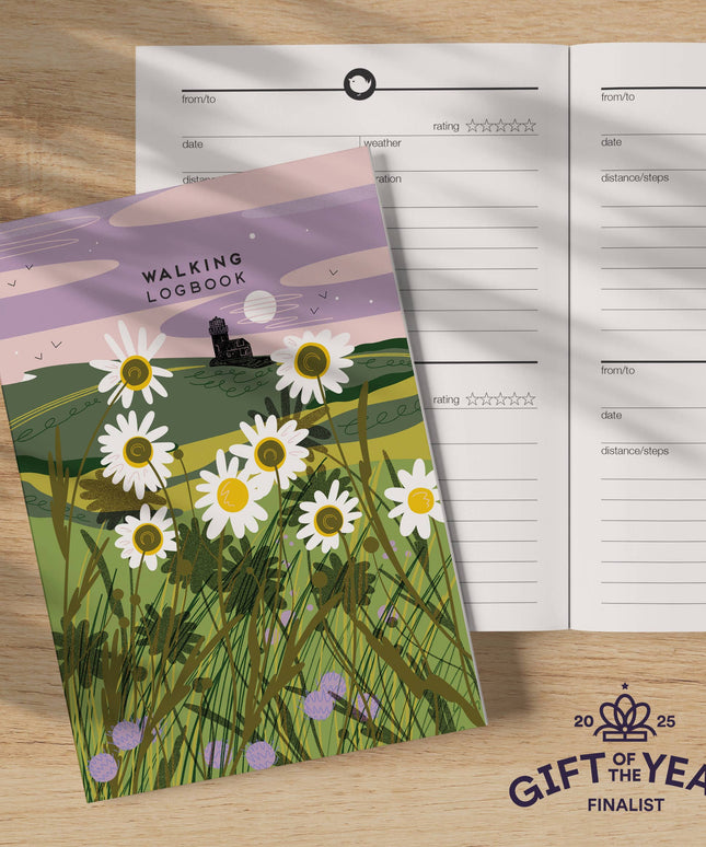 Walking logbook lighthouse - journal outdoor notebook