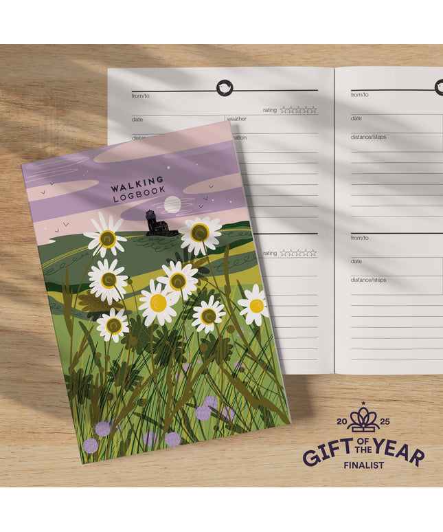 Walking logbook lighthouse - journal outdoor notebook