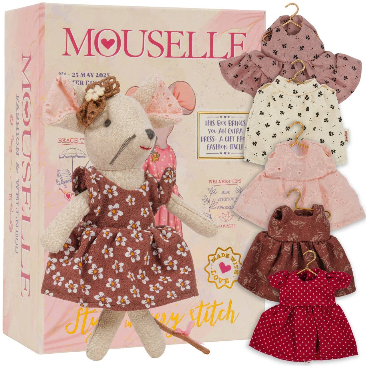 Mouselle - A mouse with her own wardrobe - The Red Squirrel