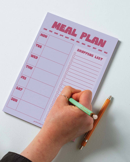 A5 Meal Planner & Shopping List | Lilac & Plum
